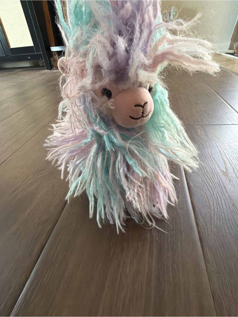 Jellycat Pastel Mint Lavender Blush Shaggy Alpaca Plush
